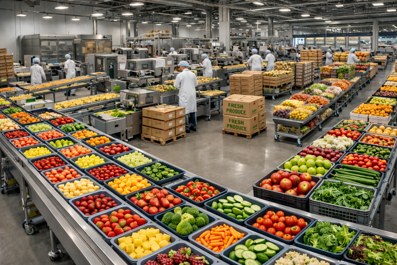 Fruits and vegetables processing